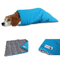 Produktbild von Pocky-Pet Hundeschlafsack und Hundedecke Blau 76 x 81 cm
