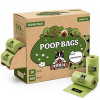 Produktbild von Pogi's Hundekotbeutel Grün auslaufsicher und robust für große Hunde 450 Beutel - 30 x 15 Stk.