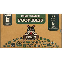 Produktbild von Pogi's Kompostierbare Katzenstreubeutel mit Griff 480 Stück 32 Rollen BPI-kompostierbar - 32 x 15 Stk.