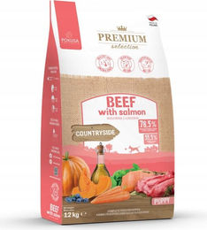Pokusa Welpenfutter Rind mit Lachs getreidefrei 12kg – Bild 1 von 1