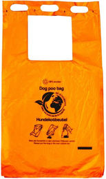 Poller GmbH Hundekotbeutel mit Verschlussbändern Orange 21 x 35 + 3 cm – Bild 1 von 1