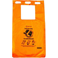 Produktbild von Poller GmbH Hundekotbeutel mit Verschlussbändern Orange 21 x 35 + 3 cm
