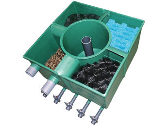 Pontec Center Vortex C-115 Teichfilter Komplettset mit Filtermaterial und Verrohrung – Bild 1 von 2