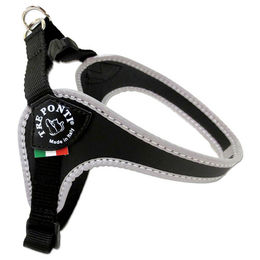 Pontec Hundegeschirr Reflexion Waterproof Polyester Schwarz Größe Klein – Bild 1 von 4