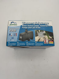 Pontec PondoCompact 2000 Brunnenpumpe für Wasserspiele und Fontänen 32 W 2000 l/h Schwarz - 2000 l – Bild 1 von 5