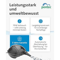 Produktbild von Pontec PondoMax Eco 8000 Filter- und Bachlaufpumpe mit 8000 l/h und 70 W