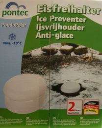 Pontec PondoPolar Eisfreihalter für Gartenteich und Fischteich in Weiß – Bild 1 von 3