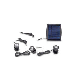 Pontec PondoSolar LED Set 3 Solar Teich- und Gartenbeleuchtung 2.5 W Schwarz – Bild 1 von 4
