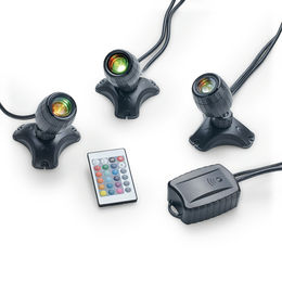 Pontec PondoStar LED RGBW Set 3 Farbige und weiße Unterwasserbeleuchtung für Teich und Garten IP68 – Bild 1 von 3