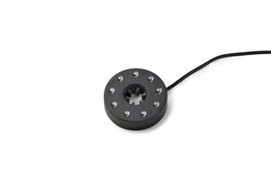 Pontec PondoStar LED Ring Compact Unterwasserbeleuchtung für den Teich in Schwarz mit warmweißen LEDs – Bild 1 von 4