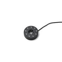 Produktbild von Pontec PondoStar LED Ring Compact Unterwasserbeleuchtung für den Teich in Schwarz mit warmweißen LEDs