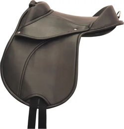 Produktbild von Ponysattel Pro-Light Shetland aus Kunstleder in Schwarz oder Braun