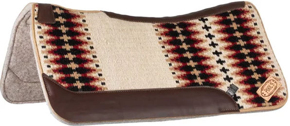 Produktbild von Pool's Ausschnitt-Westernpferdedecke aus Stoff in Beige und Bunt