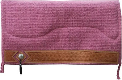 Produktbild von Pool's Barbwire Westernteppich für Pferde aus Wolle in Lila und Rosa