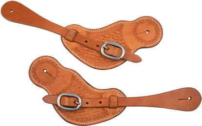 Produktbild von Pool's Breitfangriemen für Pferde aus Leder in Beige und Braun