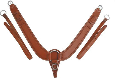 Pool's Buckaroo Jagdhalsband für Pferde aus Leder in Braun – Bild 1 von 1
