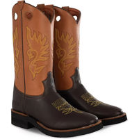Produktbild von Pool's Buckaroo Roping Westernstiefel aus Leder für Unisex in Braun Größe 45