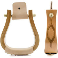 Produktbild von Pool's Design Western-Holzsteigbügel in Beige und Braun