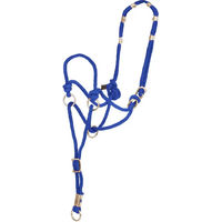 Produktbild von Pool's Direction Pferd Halfter mit Stricken in Blau aus Metall