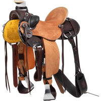 Produktbild von Pool's Dusty Wade Westernsattel für Pferde aus Leder in Braun 16 Zoll