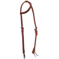 Produktbild von Pool's Einseitige Reitkopfbedeckung aus Leder in Braun
