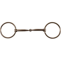 Produktbild von Pool's Gebiss für Pferde aus Edelstahl in Braun und Silber 12,5 cm