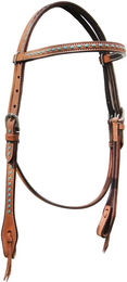 Produktbild von Pool's Halfter für Pferde aus Edelstahl in Braun