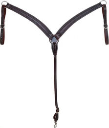 Produktbild von Pool's Jagdtrense für Pferde aus Leder in Braun mit Schlangenwerkzeug