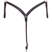 Produktbild von Pool's Jagdtrense für Pferde aus Leder in Braun mit Schlangenwerkzeug
