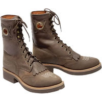 Produktbild von Pool's Lacer 564 Westernstiefel aus Leder für Damen und Herren in Braun Größe 39