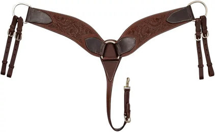 Produktbild von Pool's Largo Blumen-Halsband aus Leder in Braun