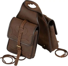 Produktbild von Pool's Leder-Western-Satteltasche in Braun