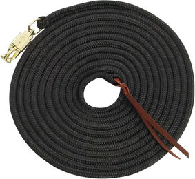 Pool's Longie Soft Control Pferdeausbinder aus Nylon in Schwarz – Bild 1 von 2