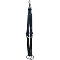 Produktbild von Pool's Martingalensattel aus Leder in Schwarz mit 2 Verstellmöglichkeiten