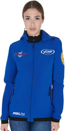 Produktbild von Pool's Multilogo Reitjacke für Pferde und Reiter Unisex Blau wasserabweisend Fleece Größe L
