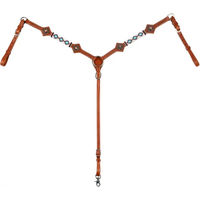Produktbild von Pool's Oceano Western-Halsband für Pferde aus Leder