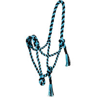 Produktbild von Pool's Pferdehalfter aus geflochtenem Nylon in Schwarz oder Bunt