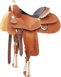 Produktbild von Pool's Rawhide Pferdesattel aus Leder in Braun