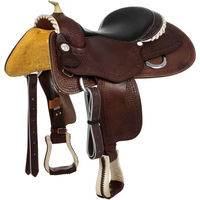 Produktbild von Pool's Reiner Genuine Butterfly 9002 Westernsattel für Pferde aus Leder in Braun