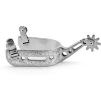 Produktbild von Pool's Reitsporn aus Aluminium in Silber mit Loch