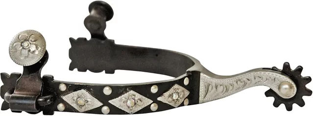 Produktbild von Pool's Reitsporn Bruniti Strass in Braun und Silber