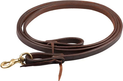 Pool's Roping Pferdezügel aus Leder in Braun – Bild 1 von 1