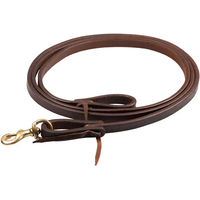 Produktbild von Pool's Roping Pferdezügel aus Leder in Braun