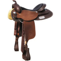 Produktbild von Pool's Rought Out 1020 Team Penning Pferdesattel aus Leder in Braun