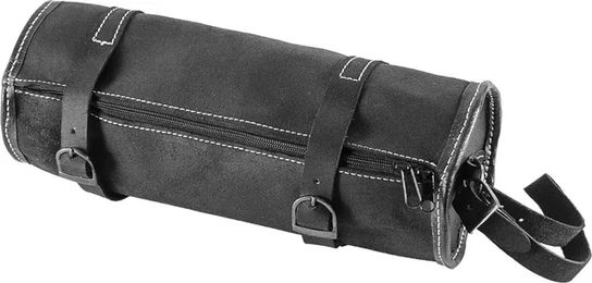 Produktbild von Pool's Schweif-Satteltasche aus Leder in Schwarz