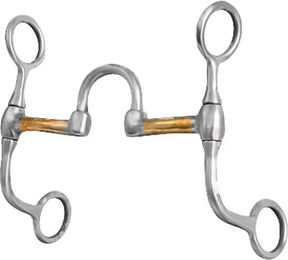 Produktbild von Pool's SS Western Snaffle Gebiss für Pferde mit kurzen Stangen aus Metall in Silber