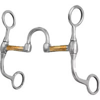 Produktbild von Pool's SS Western Snaffle Gebiss für Pferde mit kurzen Stangen aus Metall in Silber