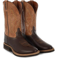 Produktbild von Pool's Team Roper Westernstiefel aus Leder für Damen und Herren in Braun Größe 46