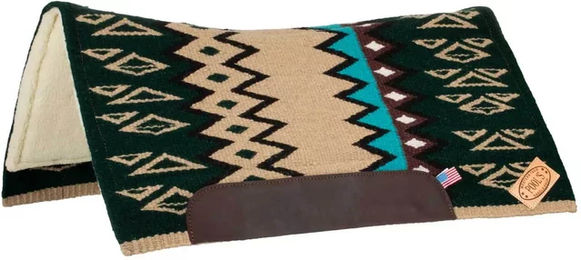 Produktbild von Pool's Texas Western Woll-Sattelunterlage für Pferde in Beige oder Bunt