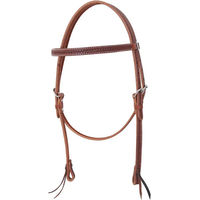 Produktbild von Pool's Trense mit gekreuztem Nasenriemen aus Leder in Braun